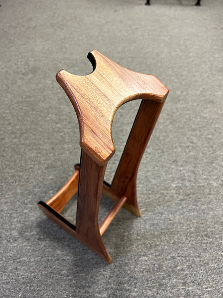 Custom Bubinga Wood Ukulele Stand by Lee Murdock - Bubinga Uke Stand