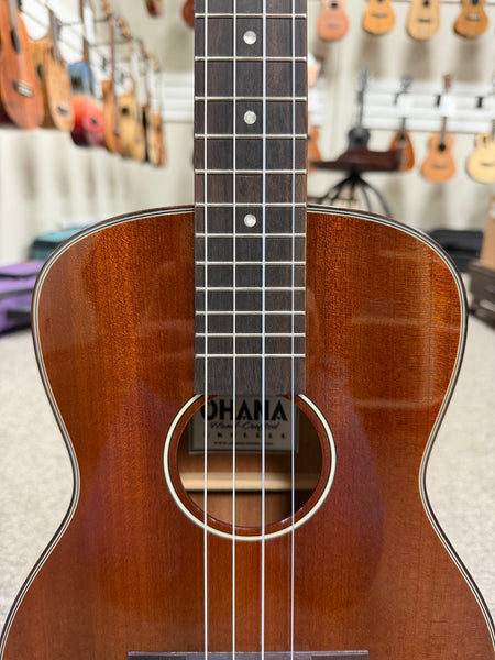 Ohana BK-35G Solid Mahogany Baritone Ukulele - Gloss