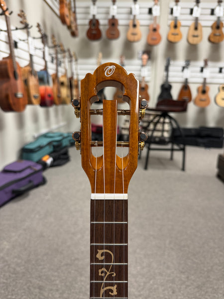 OHANA TK-575G Solid Premium Koa Tenor Ukulele w/Case - Limited Edition