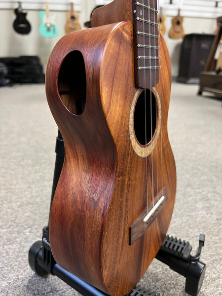 Heritage Custom Solid Koa Concert Ukulele w/Case - Made in Hawaii