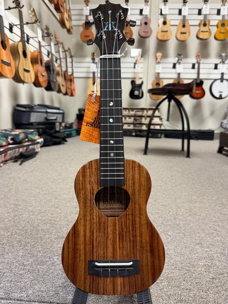 KoAloha KSM-00 Solid Koa Soprano Ukulele w/Case #1 - Made in Hawaii