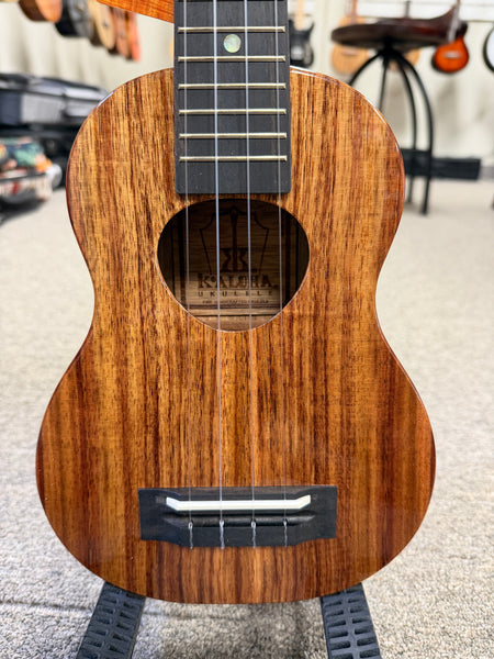KoAloha KSM-00 Solid Koa Soprano Ukulele w/Case #1 - Made in Hawaii