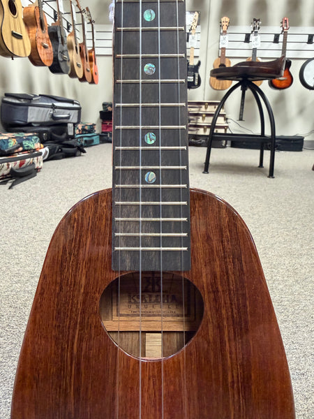 KoAloha KSM-01 Solid Koa Pineapple Soprano Ukulele w/Case #1 - Made in Hawaii