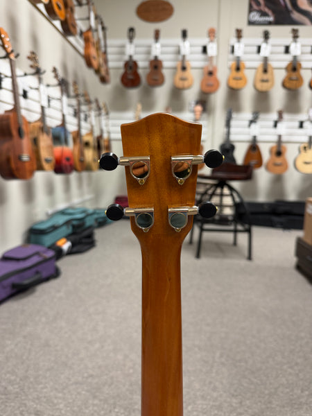 OHANA TK-350G Solid Koa Tenor Ukulele w/Hard Shell Case
