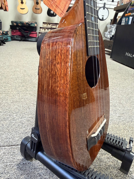 KoAloha KSM-01 Solid Koa Pineapple Soprano Ukulele w/Case #1 - Made in Hawaii