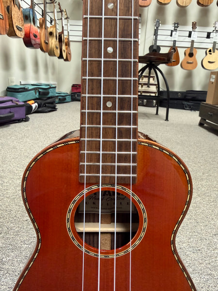 OHANA SK-50G Soprano Ukulele - Solid Cedar/Solid Rosewood