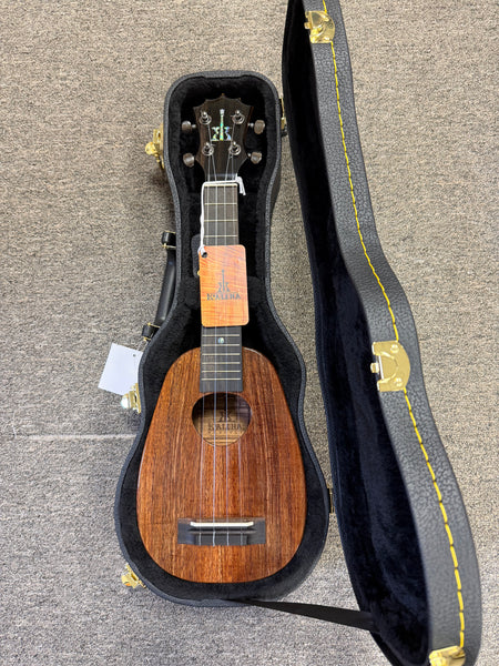 KoAloha KSM-01 Solid Koa Pineapple Soprano Ukulele w/Case #1 - Made in Hawaii