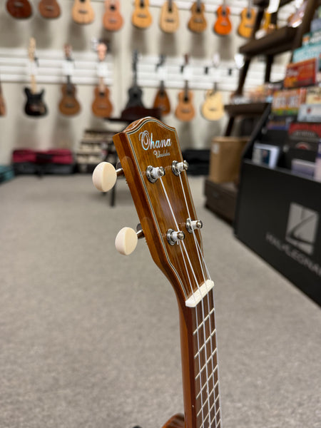 OHANA SK-50G Soprano Ukulele - Solid Cedar/Solid Rosewood