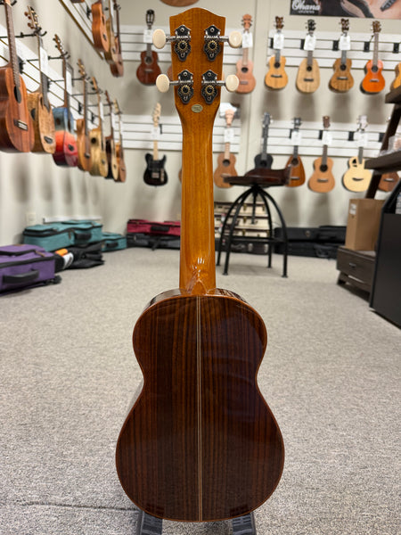 OHANA SK-50G Soprano Ukulele - Solid Cedar/Solid Rosewood
