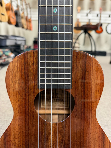 KoAloha KTM-D6 Solid Koa 6 String Tenor Guitarlele/Guilele w/Case - Made In Hawaii