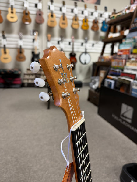 KoAloha KTM-10D6 Solid Koa 6 String Pikake Tenor Guitarlele/Guilele w/Case - Made in Hawaii