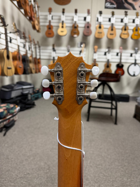 KoAloha KTM-10D6 Solid Koa 6 String Pikake Tenor Guitarlele/Guilele w/Case - Made in Hawaii