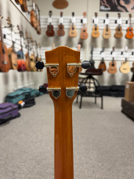 OHANA CK-570G Solid Koa Concert Ukulele w/Case - Abalone Bird Inlays