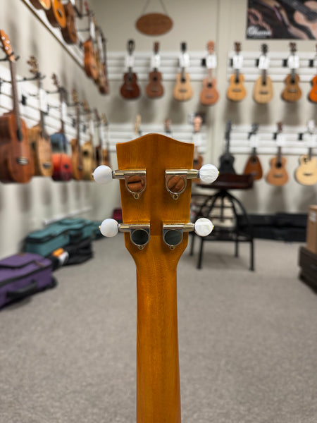 OHANA CK-350G Solid Koa Concert Ukulele w/Hard Shell Case