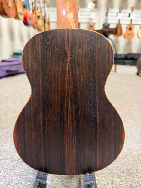 OHANA CK-50ME Concert Ukulele - Solid Cedar/Striped Ebony