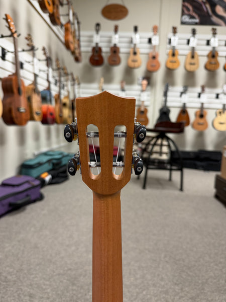 OHANA CK-50ME Concert Ukulele - Solid Cedar/Striped Ebony