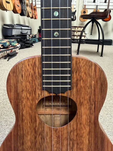 KoAloha KTM-10 Solid Koa Pikake Tenor Ukulele w/Case #1 - Made In Hawaii - Satin Finish