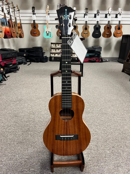 Custom Mahogany Wood Ukulele Stand by Lee Murdock - Mahogany Uke Stand