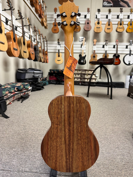 KoAloha KTM-10 Solid Koa Pikake Tenor Ukulele w/Case #1 - Made In Hawaii - Satin Finish