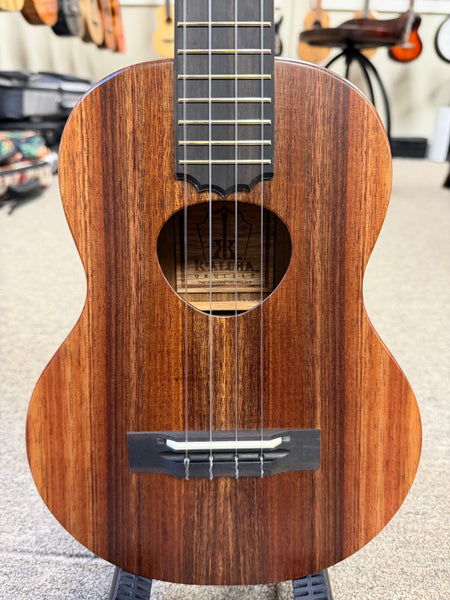 KoAloha KTM-10 Solid Koa Pikake Tenor Ukulele w/Case #3 - Made In Hawaii - Satin Finish