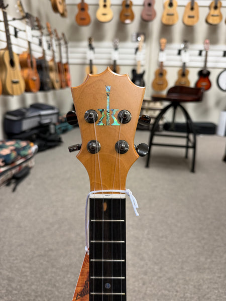 KoAloha KTM-10 Solid Koa Pikake Tenor Ukulele w/Case #3 - Made In Hawaii - Satin Finish