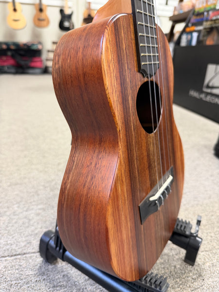 KoAloha KTM-10 Solid Koa Pikake Tenor Ukulele w/Case #3 - Made In Hawaii - Satin Finish