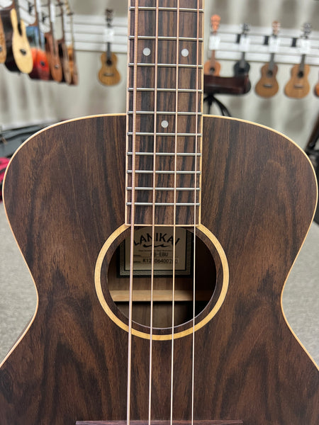LANIKAI FB-EBU Figured Bocote Acoustic/Electric Bass w/Case