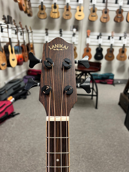 LANIKAI FB-EBU Figured Bocote Acoustic/Electric Bass w/Case