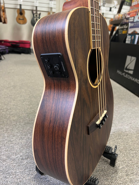 LANIKAI FB-EBU Figured Bocote Acoustic/Electric Bass w/Case