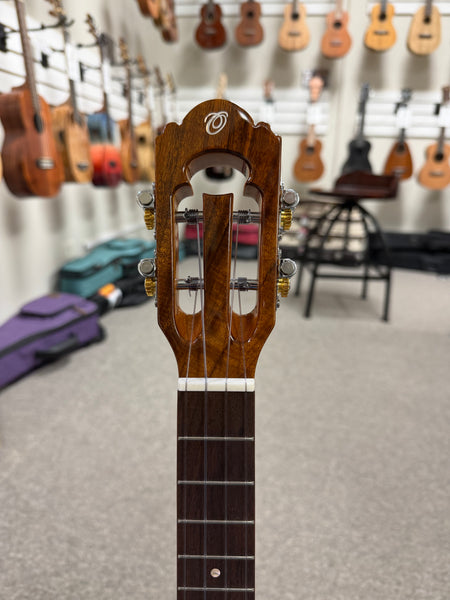 OHANA TK-7 Solid Acacia Tenor Ukulele w/Cutaway