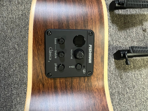 LANIKAI FB-EBU Figured Bocote Acoustic/Electric Bass w/Case