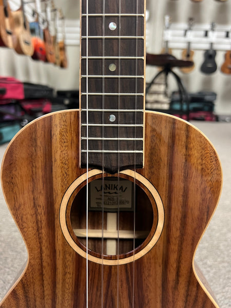 LANIKAI ACS-T Solid Acacia Tenor Ukulele w/Case