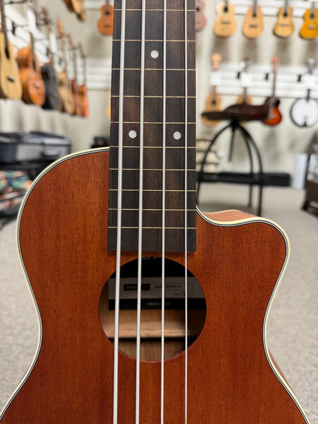 KALA Scout Mahogany Fretless U-Bass w/Case - UBASS-SCOUT-FL