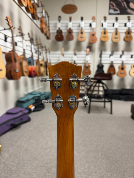 OHANA PKT-70G Pineapple Tenor Ukulele - Solid Spruce/Solid Mahogany