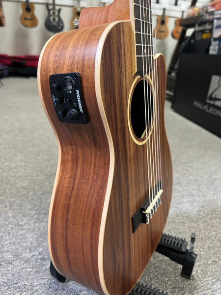 Lanikai ACST-CEG Acacia 6 String Electric Guitalele Ukulele w/Case - Guitarlele