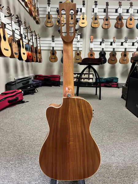 Lanikai ACST-CEG Acacia 6 String Electric Guitalele Ukulele w/Case - Guitarlele