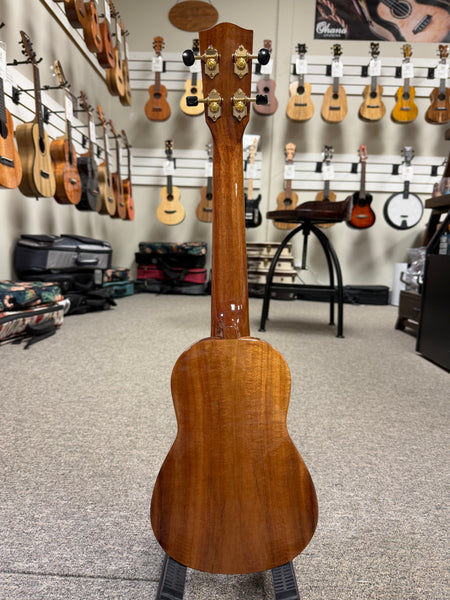Millar TA-210L Solid Acacia Soprano Long Neck Ukulele - Satin Finish