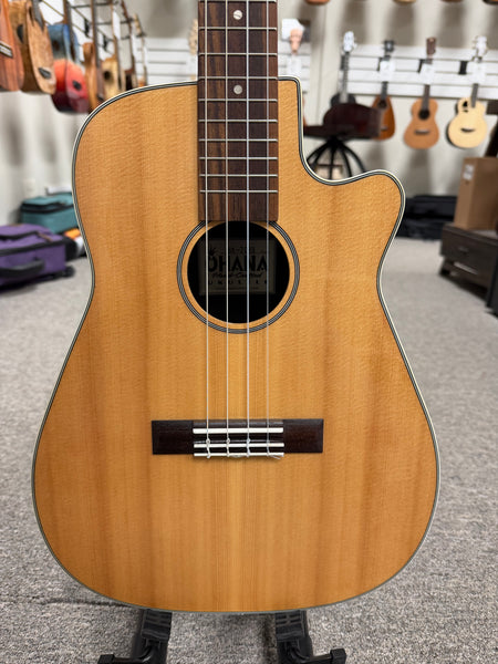 Ohana BK-70RB Baritone Ukulele - Solid Spruce Top/Composite Round Back