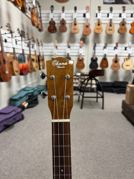 Ohana BK-70RB Baritone Ukulele - Solid Spruce Top/Composite Round Back