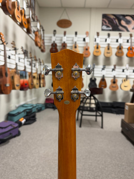 Ohana BK-35GCE Solid Mahogany Electric Baritone Ukulele - Cutaway