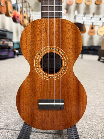 KALA KA-F8-MHG-S Pan Pacific Solid Mahogany Figure 8 Soprano