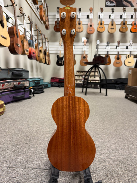 KALA KA-F8-MHG-S Pan Pacific Solid Mahogany Figure 8 Soprano Ukulele w/Case