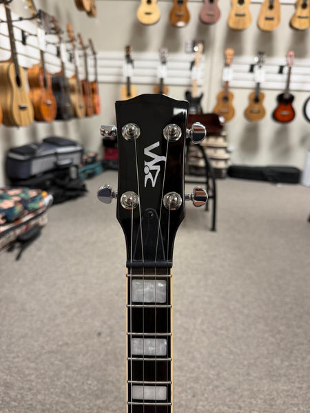 Risa UKE-LP432-CS Tenor Les Paul Style Solid Body Electric Ukulele w/Bag - Cherry Sunburst