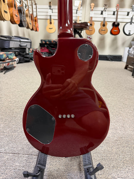 Risa UKE-LP432-CS Tenor Les Paul Style Solid Body Electric Ukulele w/Bag - Cherry Sunburst