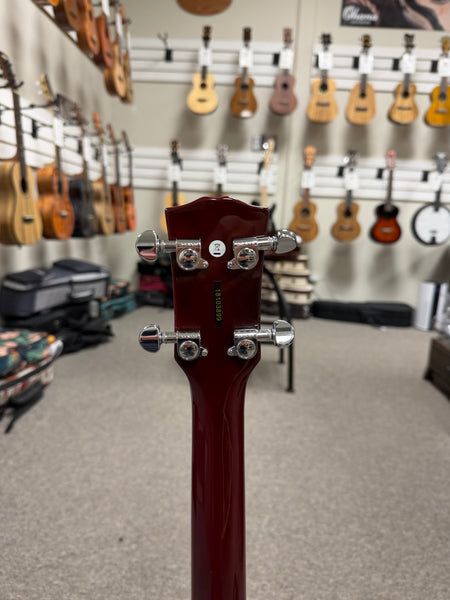 Risa UKE-LP432-CS Tenor Les Paul Style Solid Body Electric Ukulele w/Bag - Cherry Sunburst