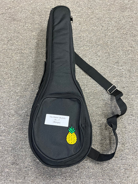 Rebel Solid Mango Pineapple Tenor Ukulele w/Case #1 - Limited Edition