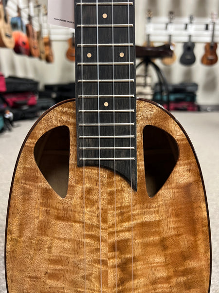 Rebel Solid Mango Pineapple Tenor Ukulele w/Case #2 - Limited Edition