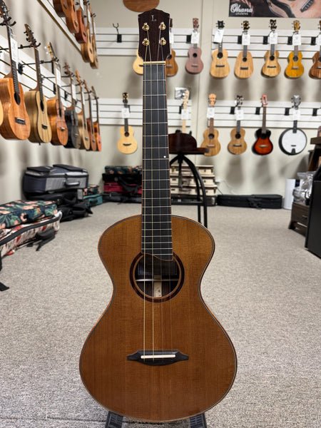 Lichty Solid Cedar/Indian Rosewood Custom Baritone Ukulele w/Case - Pre Loved