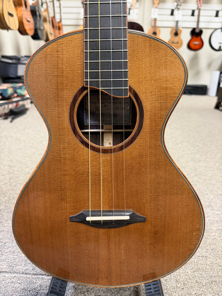 Lichty Solid Cedar/Indian Rosewood Custom Baritone Ukulele w/Case - Pre Loved