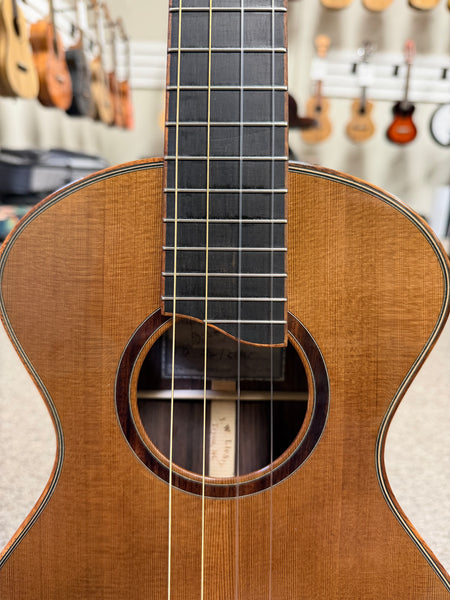 Lichty Solid Cedar/Indian Rosewood Custom Baritone Ukulele w/Case - Pre Loved